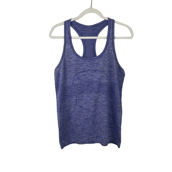 lululemon athletica Tops - Lululemon Swiftly Tech Racerback Tank Heathered Iris Flower